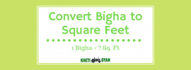 Convert bigha to Square Feet
