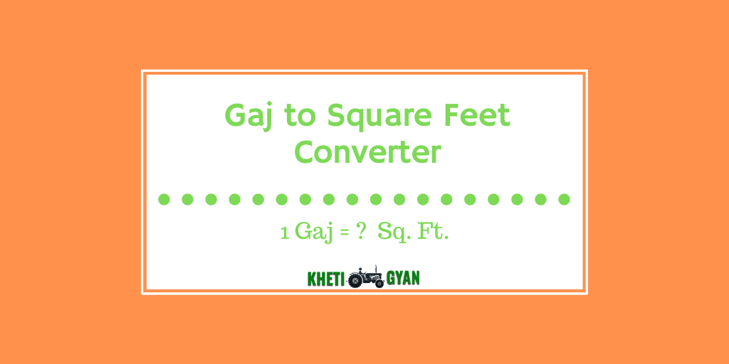 Gaj Sq Feet Converter