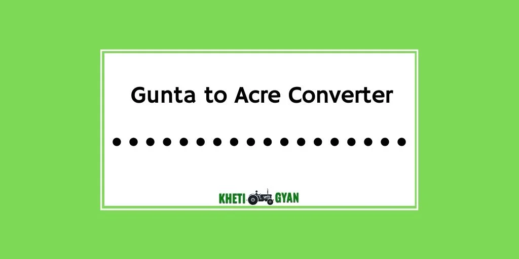 gunta to acre